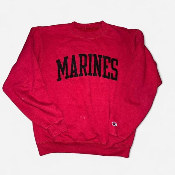 Champion USMC Military Marines Crewneck Sweatshirt - Picture 1 of 8